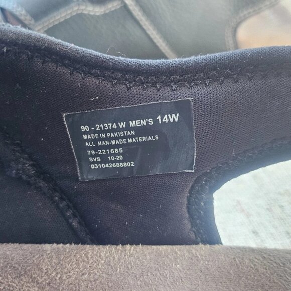 Dockers Men Sandal Dark Brown Faux Leather Upper Man Made Size 14W - Picture 11 of 11